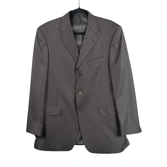 Daniel Cremieux‎ Loro Piana Fabric Pinstripe Blazer Jacket - Men's 40R