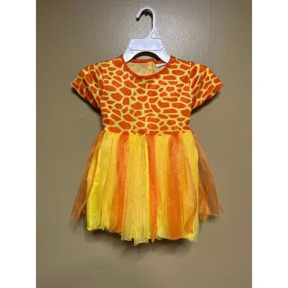 Girls Giraffe Costume Dress