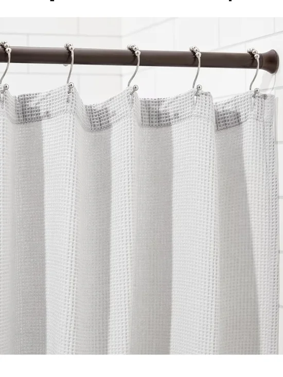 Amazon Basics Tension bar for shower curtain, adjustable length, 42-73 inches