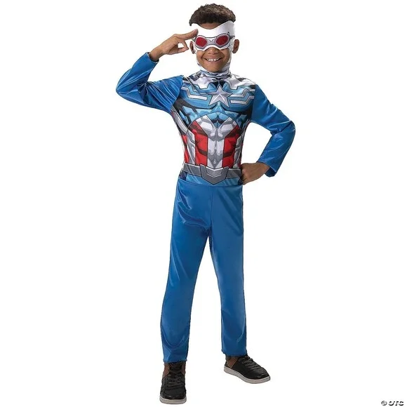 Boy's Marvel The Falcon Winter Soldier CAPTAIN AMERICA Halloween Costume L 12-14
