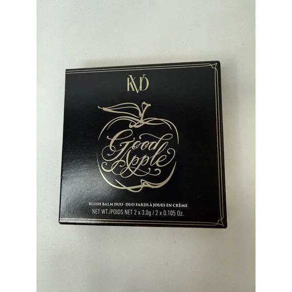 KVD Beauty Good Apple Blush Balm Duo Cream Blush Palette New in Box