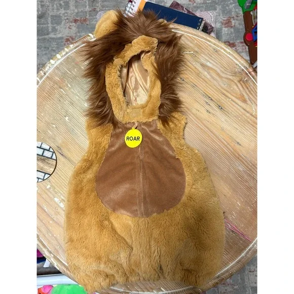 Toddler Lion Costume Plush Bunting 18M Humane Society‎ ROAR Zipper