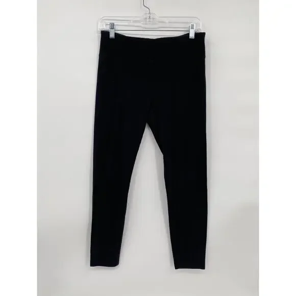Justice Girls Black Basic Leggings XXL 16P-18P Petite Length 7/8 Ankle