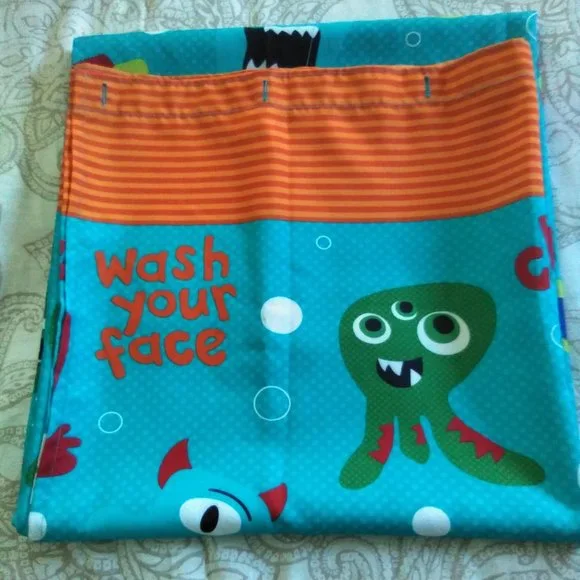 Kids' Monster shower curtain