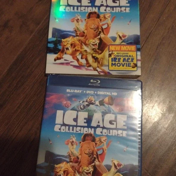 Ice Age COllision Course DVD and Blu Ray combp