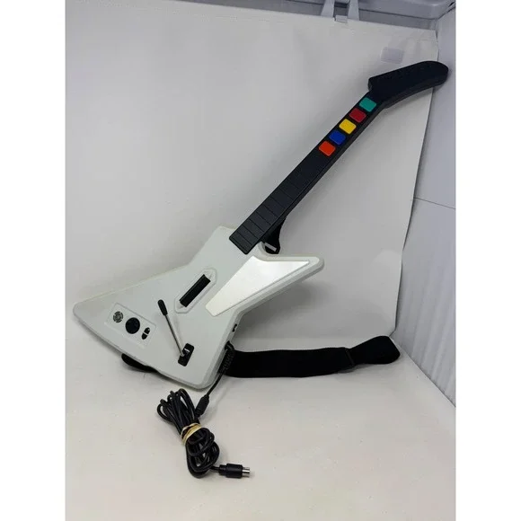 Xbox 360 Guitar Hero RedOctane X-Plorer Wired Controller White Model 95055 PC