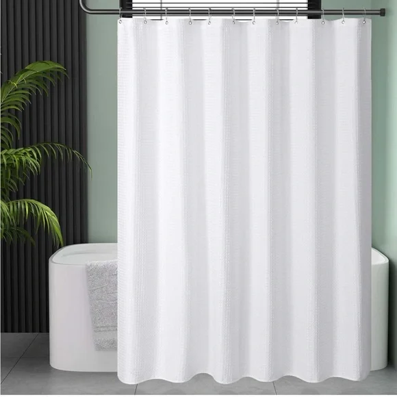 NWT Bathroom Bundle: shower curtain, shower liner, soap holder 72x72