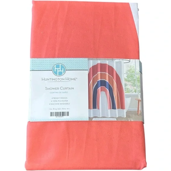 New in Package Huntington Home trendy arch design shower curtain