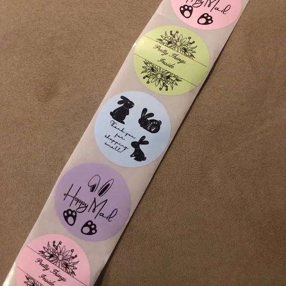 30 Custom Easter Package Thermal Stickers