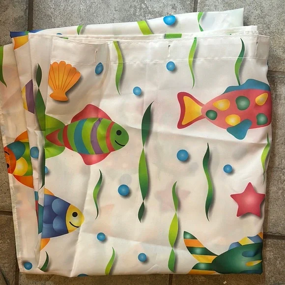 Colorful Fish Shower Curtain