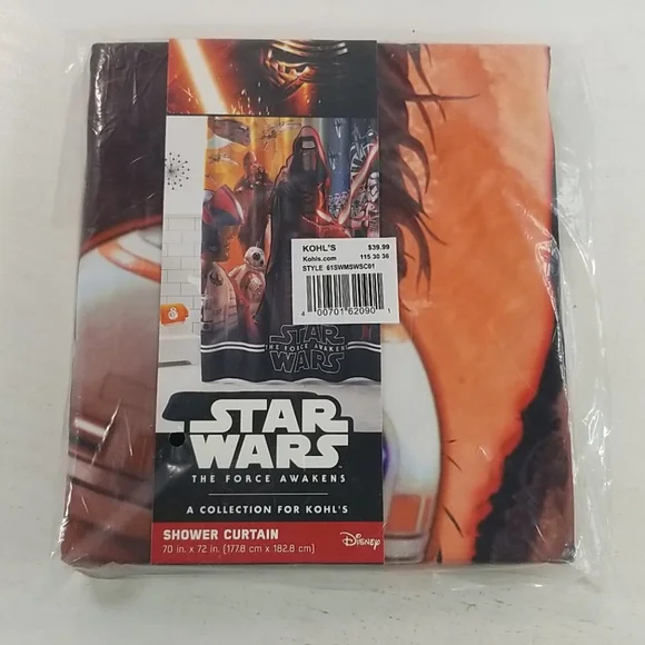 Star Wars Force Awakens Shower Curtain 70