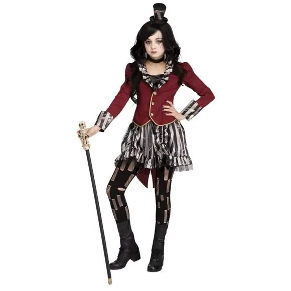 Fun World Freak Show Ring Mistress Circus Halloween Pretend Cosplay‎ 12/14 Kids