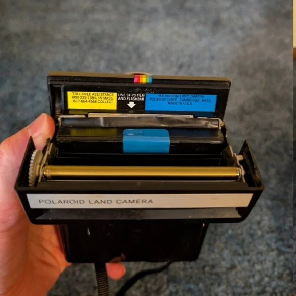 Polaroid OneStep SE Black with Rainbow Stripe (Read Below)