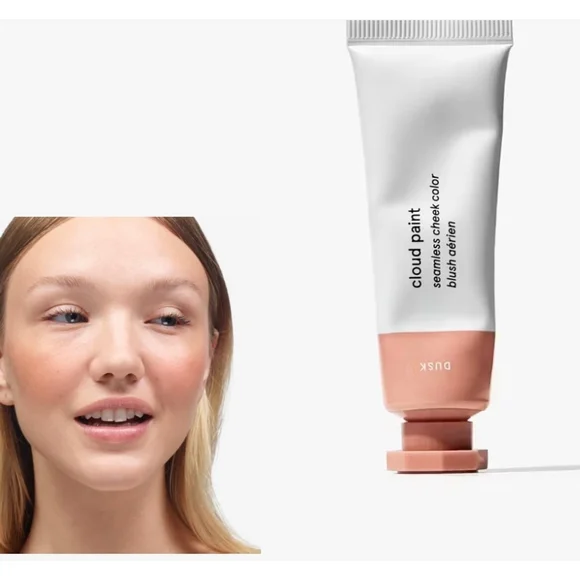 New with box Glossier Cloud Paint Blush in Dusk (brown nude) Gel - Cream Blush