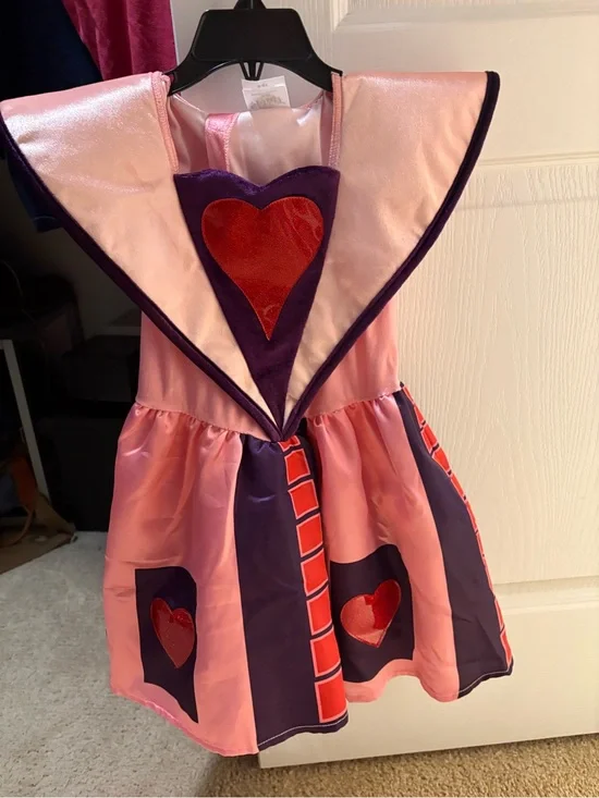 Kids Princess Rosa Costume Dress - Pink & Purple