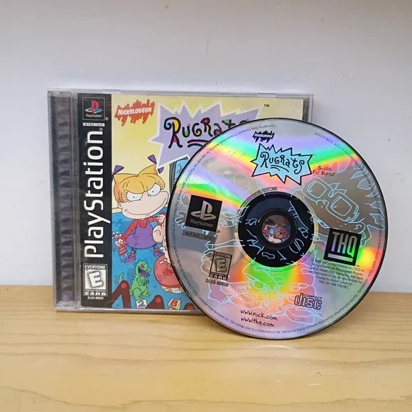 Rugrats: Search for Reptar (Sony PlayStation 1, 1998) with manual Tested, works!