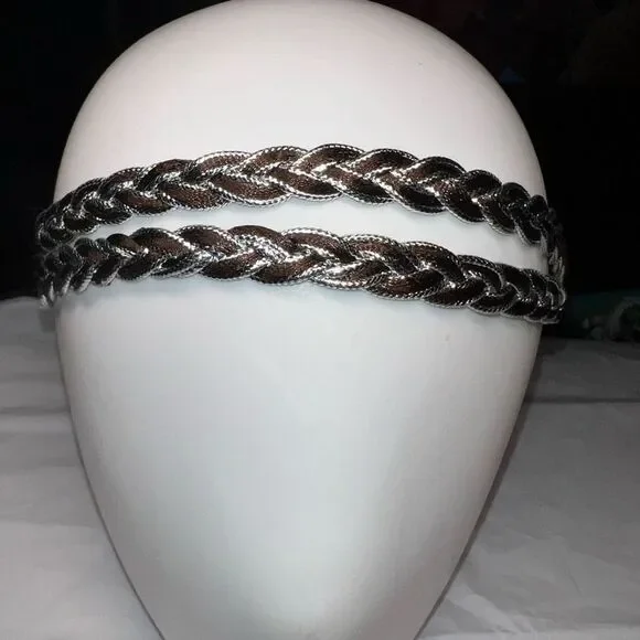 G by Gennaro Double Braided Hair Band
