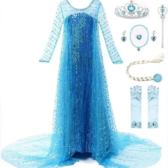 Jerris Apparel Girls Snow Princess Size 8