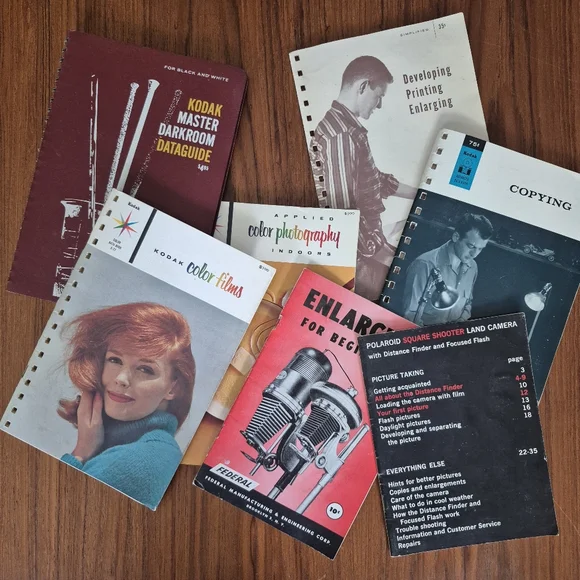 Vintage Kodak Photography Booklet Guide Collection