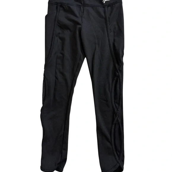 Justice Black Leggings Size 7
