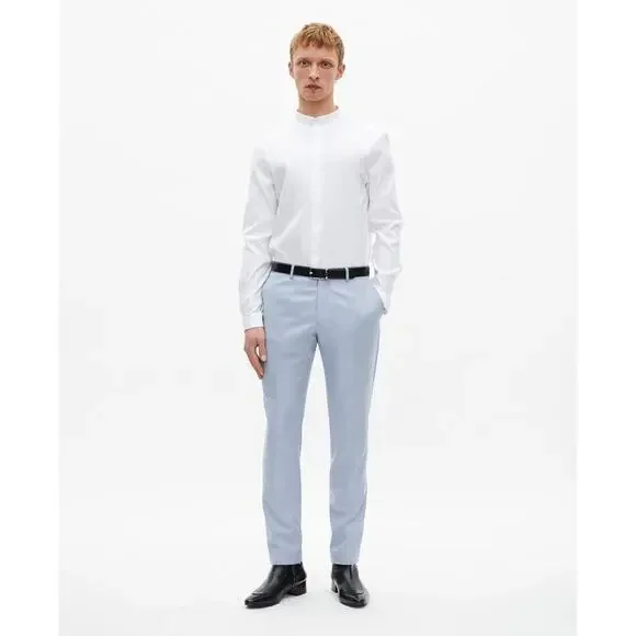 $265 The Kooples Men's Wool Slim Fit Pants Blue US Size 34