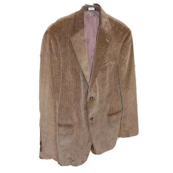 Dockers Brown Corduroy Blazer Men’s 42R Vintage Style Smart Casual Sport Coat