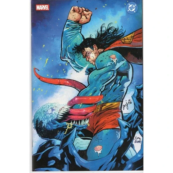 SPIDERMAN SUPERMAN 1 STEGMAN JOHNSON FELIX COMIC ART VARIANT NM MARVEL DC 2026