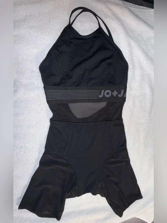 Jo & Jax Black Biketard Size XX- Small Adult