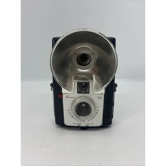 Vintage Kodak Brownie Starflash Camera Untested