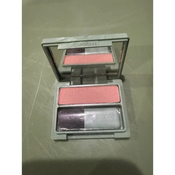 New Vintage Clinique Soft‎ Pressed Powder Blusher Chestnut Blush .07 Oz / 2.0 g