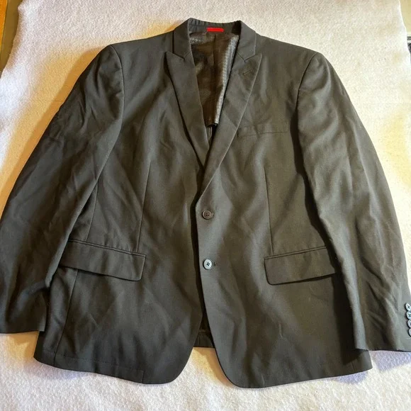 John Varvatos USA Men's Black‎ Wool Blazer Suit Coat Jacket Size 44R