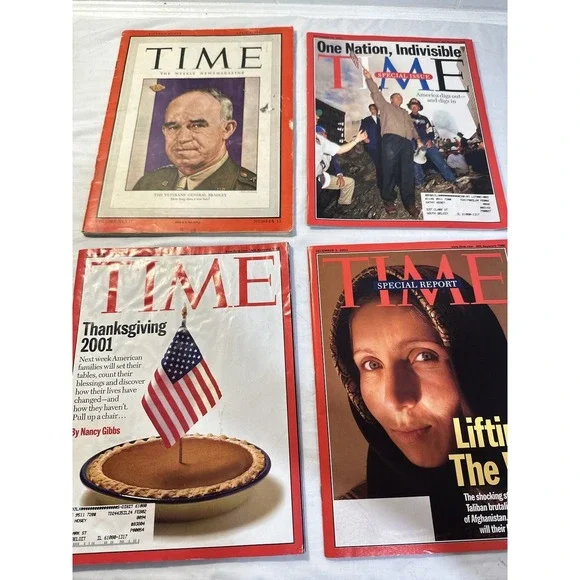 Lot Of‎ 4, Anthrax Killer Magazine Collectible Time Newsweek US