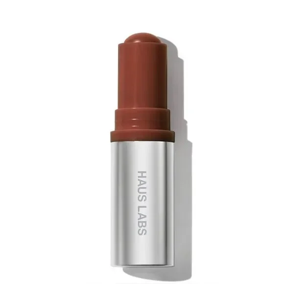 Haus Labs NEW Color Fuse Glassy Blush Balm Stick in Glassy Cinnamon