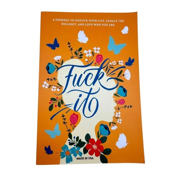 Fu*k It: Guided Gratitude Journal Sweary Self-Care Daily Prompts Gentle Root Co
