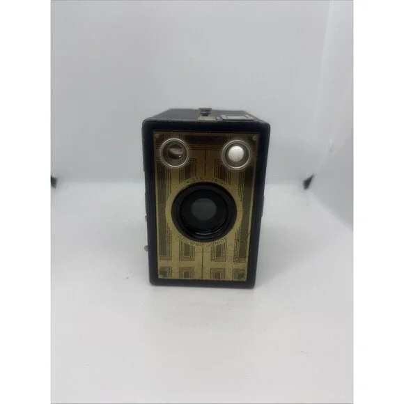 Vintage Kodak Brownie Target Six-16 Art Deco Box Camera 1930's Collectible