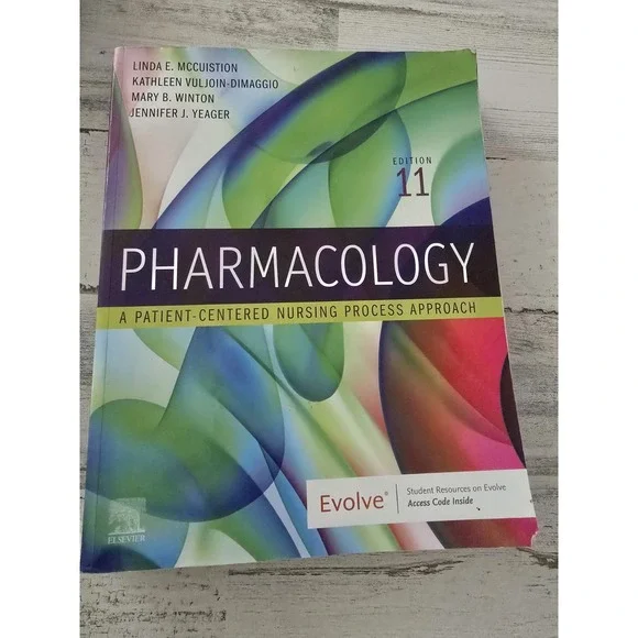 Pharmacology A Patient-Centered Nursing Process Approach 11th‎ Ed 9780323793155