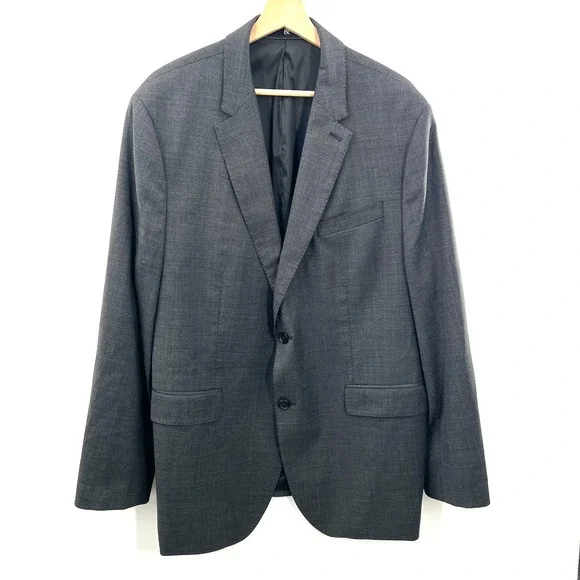 Banana Republic X reda flexo tailored slim fit wool sport coat blazer jacket 46R