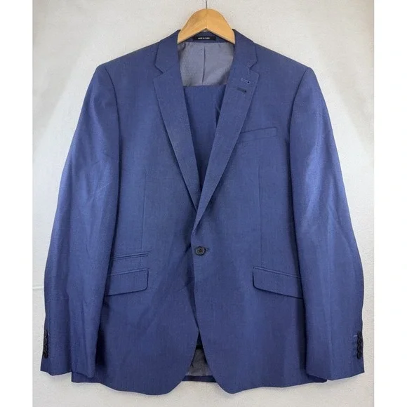 Cedar Wood State Men's 2 piece suit SLIM‎ FIT 44L, Pants W38