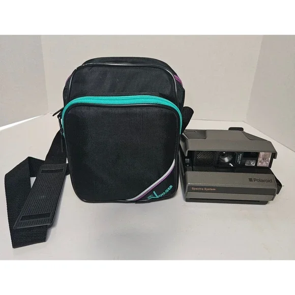 VTG Polaroid Spectra System Instant Film Camera with Carrying Case *Untested