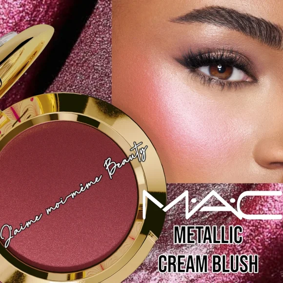 MAC Limited Edition Metallic Berry Cream Blush- Priceless Purple