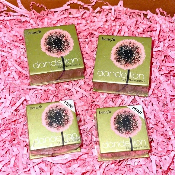 🌼BOGO50%🌼 🆕🌿BENEFIT: DANDELION Brightening Blush + Brush MINI SIZE