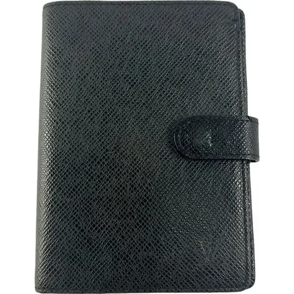 LOUIS VUITTON Vintage Taïga‎ Small Ring Diary/ Agenda Cover