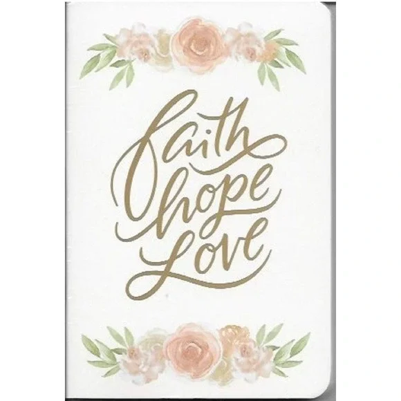 Town Street Arts Faith Hope Love Set of Three‎ Lined Journals
