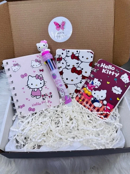 Hello Kitty Mini Spiral Notebooks with pen