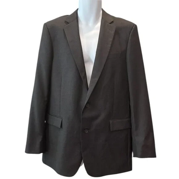 Brooks Brothers 1818 Regent Blazer‎ | Gray Wool VBC Italian Fabric | 40L