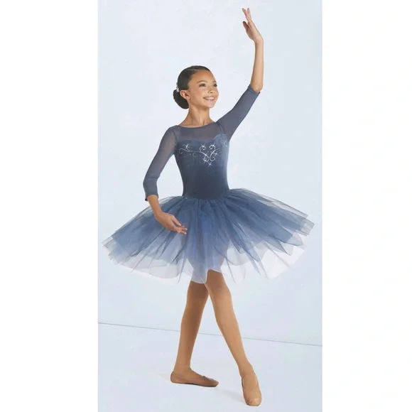 Weissman | Night Hunters Indigo Blue Ballet Tutu Costume, Size XLC LC MA