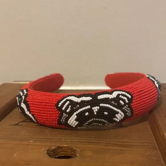 NEW Georgia bulldogs beaded headband