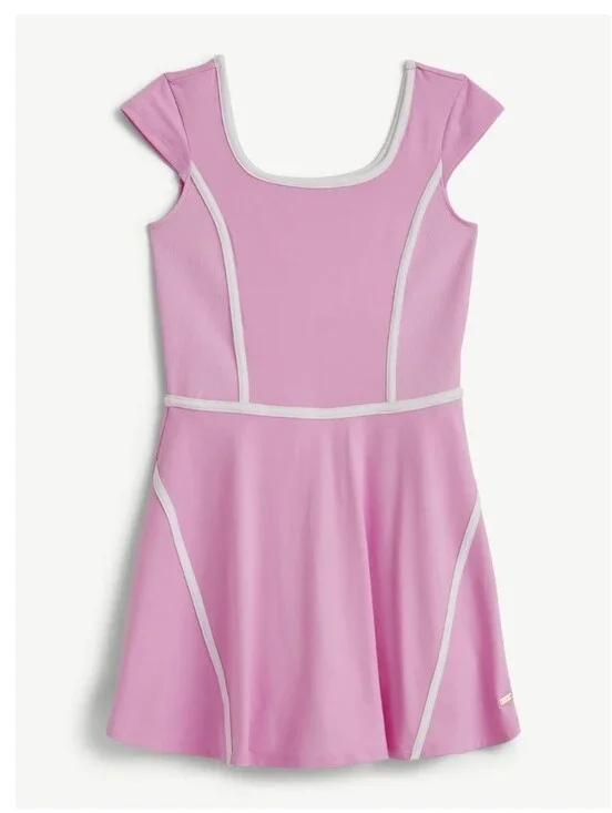 Justice Girl's Cap Sleeve Active Dress,