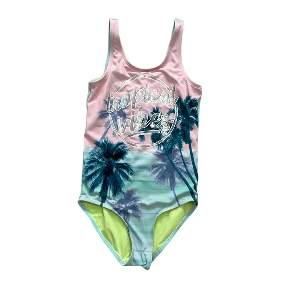 Justice Girls Bathing Suit Size 10