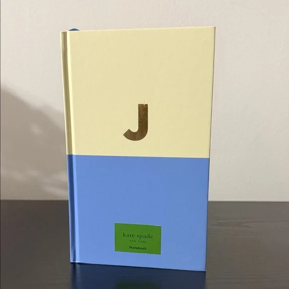 Kate Spade Notebook with Gold ‘J’